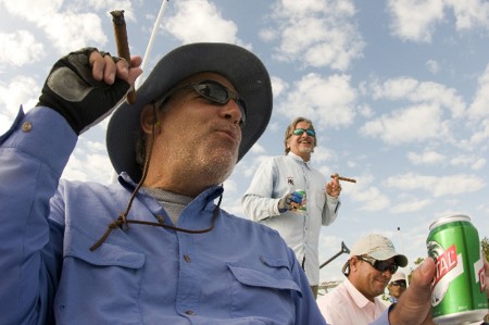 cuba-rulescommittee Hardy and Fletcher, the Rules Committee, smoke their victory cigars in anticipation of winning their bet.