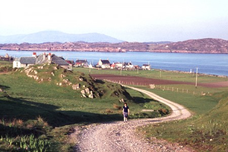 The hike to Baile Mor on the island of Iona.