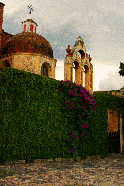 The Hacienda El Carmen, a former convent. Photos by David Lansing.