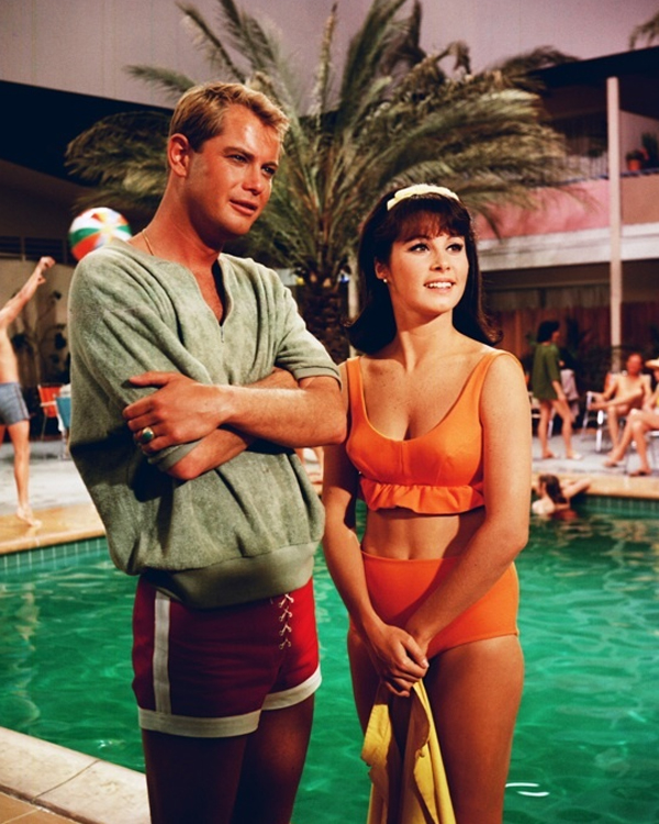 Palm Springs Weekend stars Troy Donahue and Stefanie Powers (who was William Holden's girlfriend when he died in 1981).